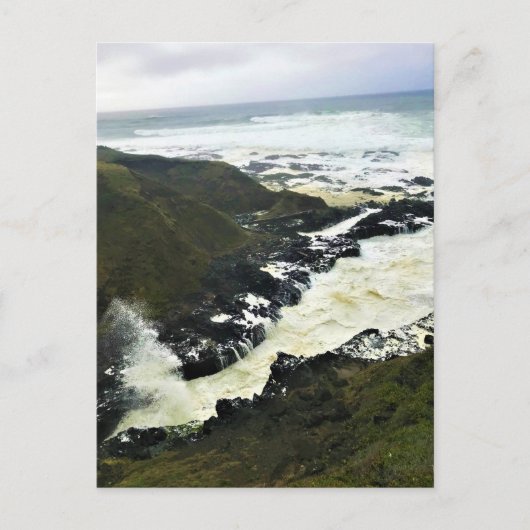 Carte Postale Gorge de Cook, cap Perpetua, côte de l'Oregon (Devant)