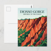 Carte Postale Gorge de Diosso République du Congo (Devant / Derrière)