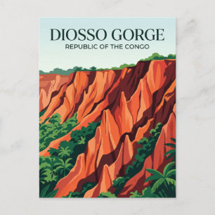 Carte Postale Gorge de Diosso République du Congo