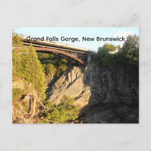 Carte Postale Gorge de Grand Falls