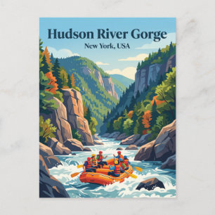 Carte Postale Gorge de la rivière Hudson, New York, États-Unis
