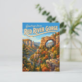 Carte Postale Gorge de la rivière Rouge États-Unis (Debout devant)