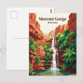 Carte Postale Gorge de Moremi Botswana (Devant / Derrière)