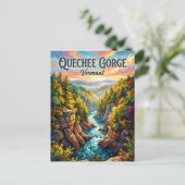 Carte Postale Gorge de Quechee Vermont (Debout devant)