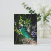 Carte Postale gorge de Soca en Slovénie (Debout devant)