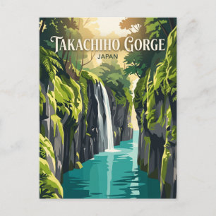 Carte Postale Gorge de Takachiho Japon