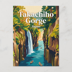 Carte Postale Gorge de Takachiho Japon