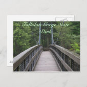 Carte Postale Gorge de Tallulah (Devant / Derrière)