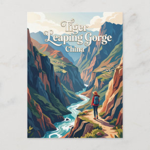 Carte Postale Gorge du Saut du Tigre Chine