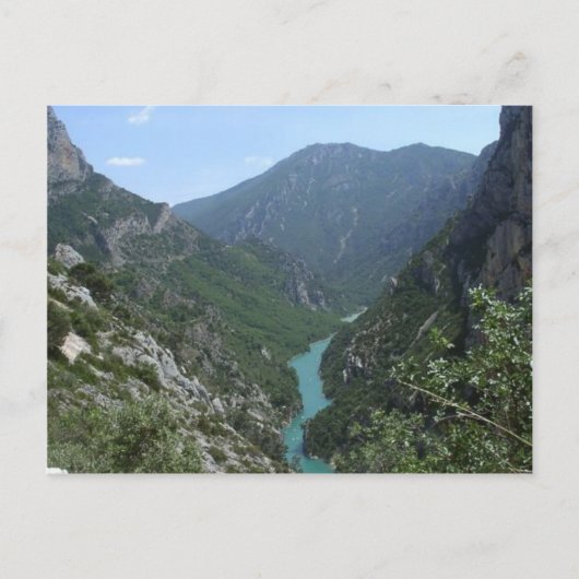 Carte Postale Gorge du Verdon (Devant)
