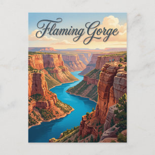 Carte Postale Gorge enflammée Utah