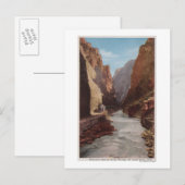 Carte Postale Gorge Royale, CO - Vue du train, Rivière (Devant / Derrière)