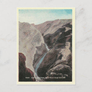 Carte Postale Gorge royale vintage du Colorado