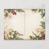 Carte Postale Gorgeous  Kitten  Christmas  (Dos)