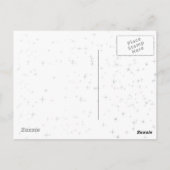 Carte Postale Gorgeous Snowflakes Mariages d'hiver Merci (Dos)