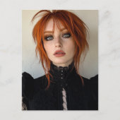 Carte Postale Gorgeous Woman With Red Hair (Devant)