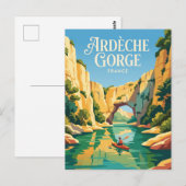 Carte Postale Gorges de l'Ardèche France (Devant / Derrière)