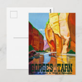 Carte Postale Gorges du Tarn Canyon, France (Devant / Derrière)