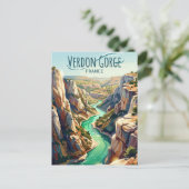 Carte Postale Gorges du Verdon France (Debout devant)