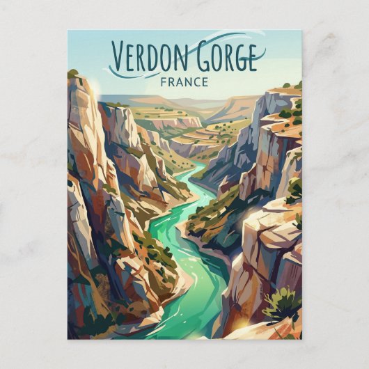 Carte Postale Gorges du Verdon France (Devant)