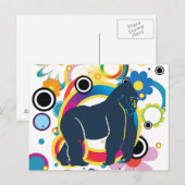 Carte postale Gorilla (Devant / Derrière)