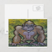 Carte Postale Gorilla (Devant / Derrière)