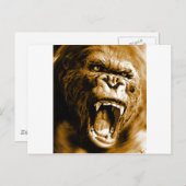 Carte Postale Gorilla (Devant / Derrière)