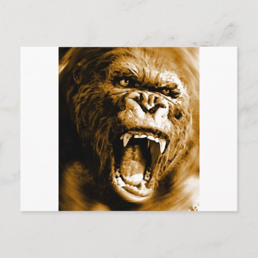 Carte Postale Gorilla (Devant)