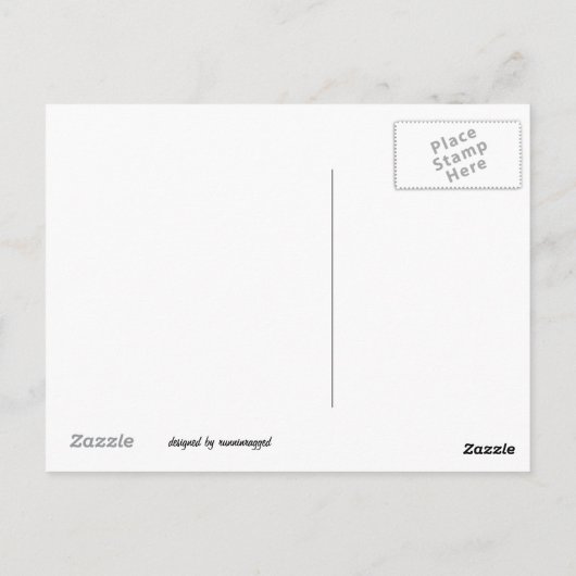 Carte postale Gorilla (Dos)