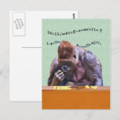 Carte postale Gorilla at Desk (Devant / Derrière)