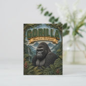 Carte Postale Gorilla Mountain Rainforest POPCUT (Debout devant)