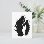Carte Postale Gorilla Pop Art (Debout devant)