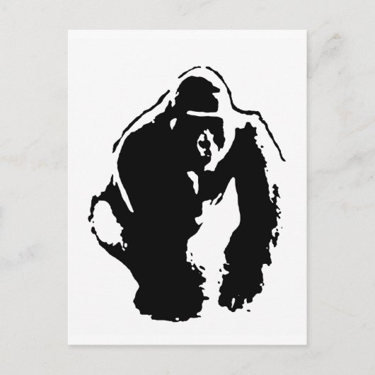 Carte Postale Gorilla Pop Art (Devant)