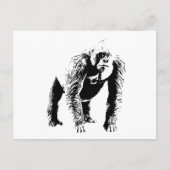 Carte Postale Gorilla Pop Art (Devant)