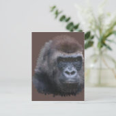 Carte Postale Gorilla Silverback (Debout devant)