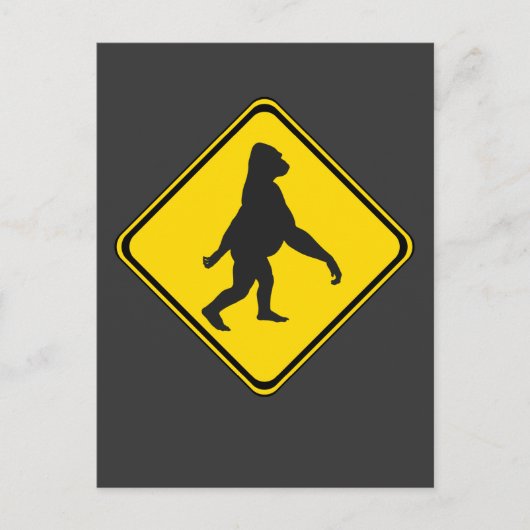 Carte Postale Gorilla Xing ! (Devant)