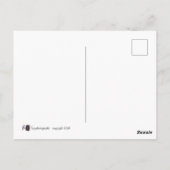 Carte Postale Gorille relaxante (Dos)