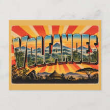 Gorilles et Volcans Trekking Art de Voyage Rétro