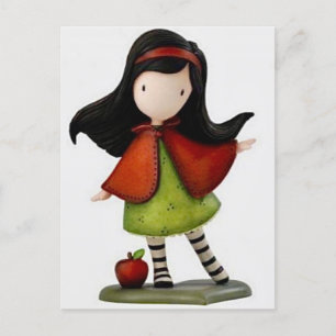 Carte Postale Gorjuss Girl An Apple A Day Post Card 