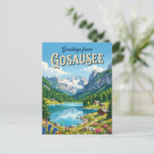 Carte Postale Gosausee Autriche (Debout devant)