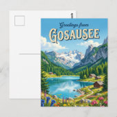 Carte Postale Gosausee Autriche (Devant / Derrière)