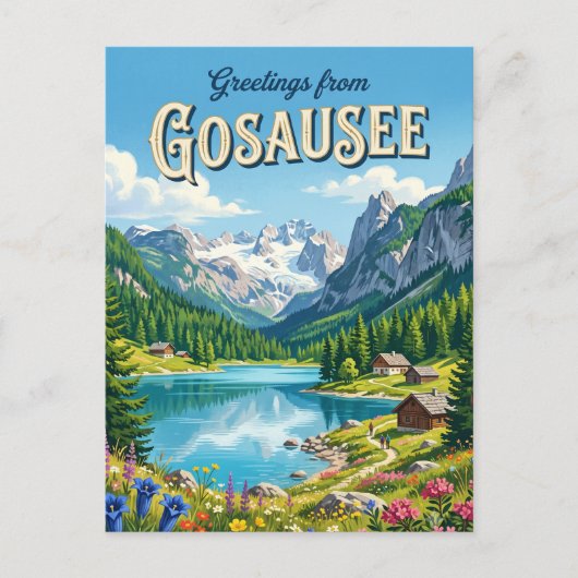Carte Postale Gosausee Autriche (Devant)