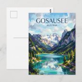 Carte Postale Gosausee Autriche (Devant / Derrière)