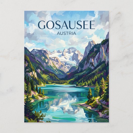 Carte Postale Gosausee Autriche (Devant)