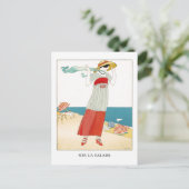 Carte Postale Gose Art Déco Illustration de mode (Debout devant)