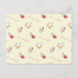 Carte Postale Gossip Girl Lipstick & Motif de parfum