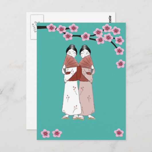 Carte postale Gossips (Devant / Derrière)