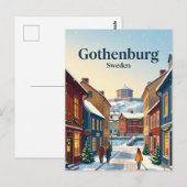 Carte Postale Göteborg Suède (Devant / Derrière)
