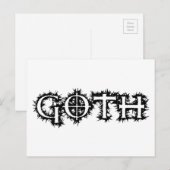 Carte Postale Goth (Devant / Derrière)