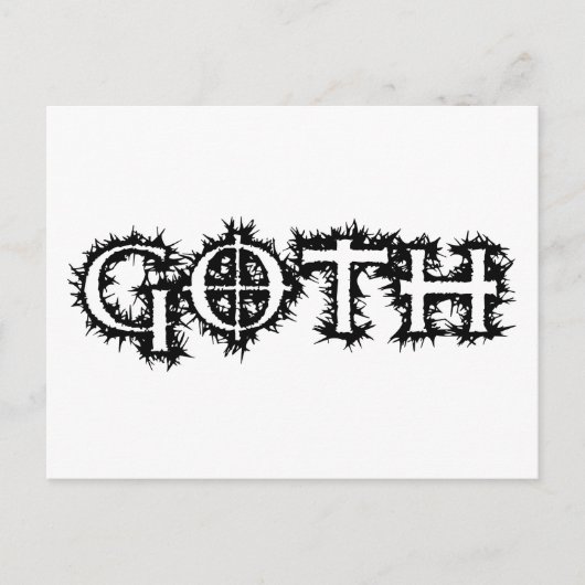 Carte Postale Goth (Devant)